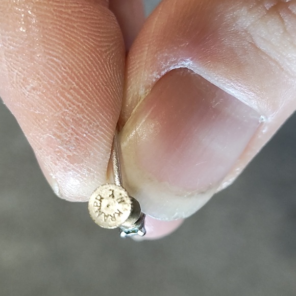 KRAMER NY VINTAGE 50s SILVER-TONE RHINESTONE CRYSTAL DROP SCREWBACK 1" EARRINGS - Picture 7 of 10